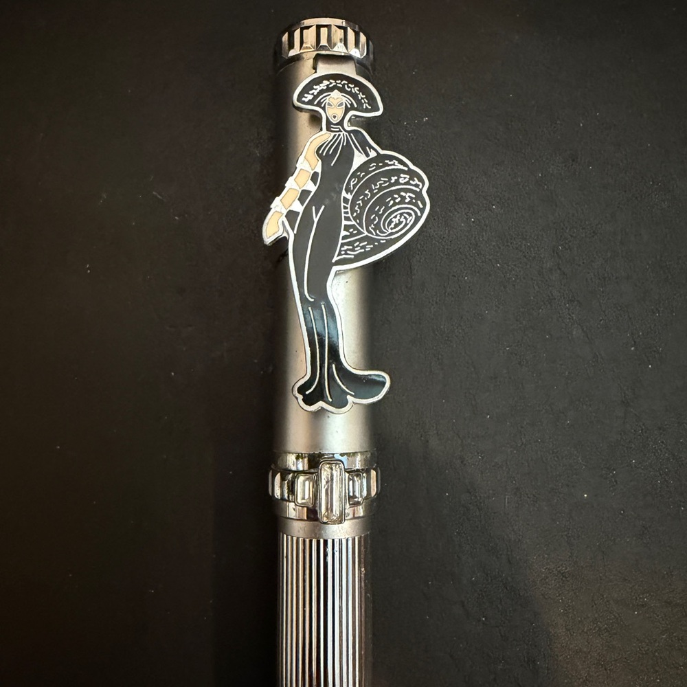 Erte Franklin Mint Collectors House Of Erte Fountain Pen Art Deco With Case HTF